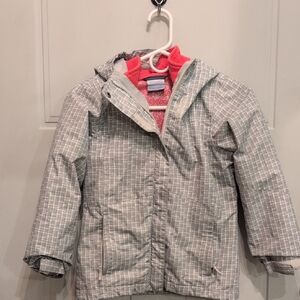 Columbia Sportswear Gray and Pink Kids Jacket